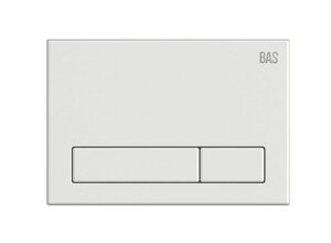 Изображение товара Клавиша смыва Bas ИУ00005, механическая, белый