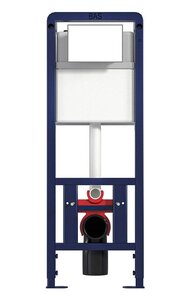 Изображение товара Инсталляция для подвесного унитаза Bas PRO 40 см синий механическое управление