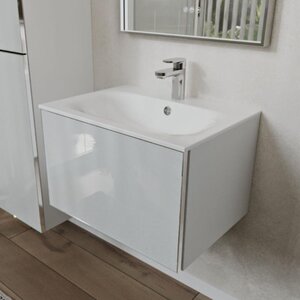 Изображение товара Тумба с раковиной Terminus Vega VEG10601900301OSL, 60 см, подвесная, цвет белый