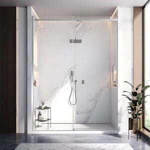 Изображение товара Душевая дверь Veconi Vianno VN75-130-01-C4 130 см стекло хром Италия