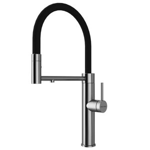 Изображение товара Смеситель для кухонной мойки Paulmark Ganymede Ga213199-BS, с подключением к фильтру питьевой воды, PVD брашированная сталь