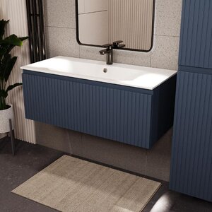 Изображение товара Тумба с раковиной Terminus Vatikan VAT101201703101O, 120 см, подвесная, цвет серый шёлк