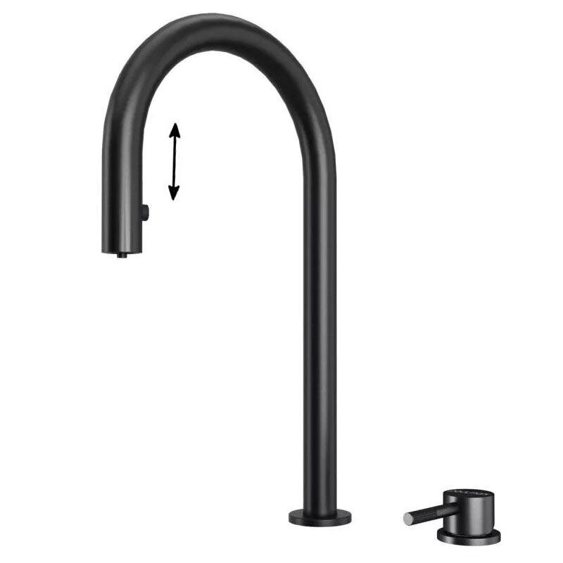 Изображение товара Смеситель Paulmark Estetica Es218006-AN с фильтром воды, антрацит