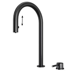 Изображение товара Смеситель для кухонной мойки Paulmark Estetica Es218006-AN, с подключением к фильтру питьевой воды, антрацит