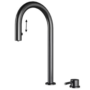 Изображение товара Paulmark Estetica Es218006-GM: смеситель с фильтром воды, PVD, ответвл. 2в1