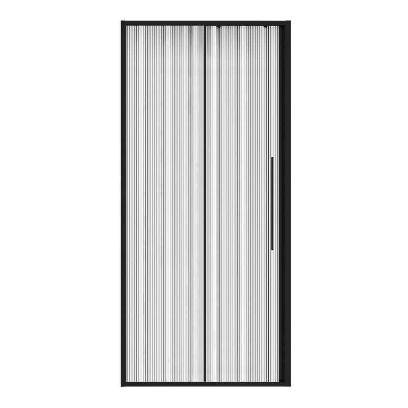 Изображение товара Душевая дверь Niagara Nova NG-84-L10FHB, раздвижная, стекло рифленое, 100 см