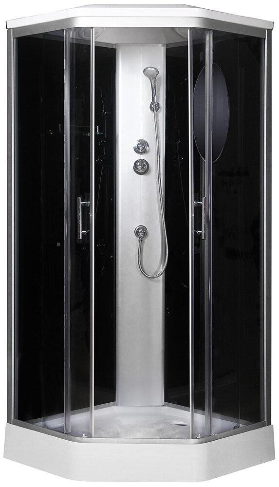 Изображение товара Душевая кабина Niagara NG-2506 90x90 см с тропическим душем и раздвижными дверями Изображение товара Душевая кабина Niagara NG-2506 90x90 см с тропическим душем и раздвижными дверями