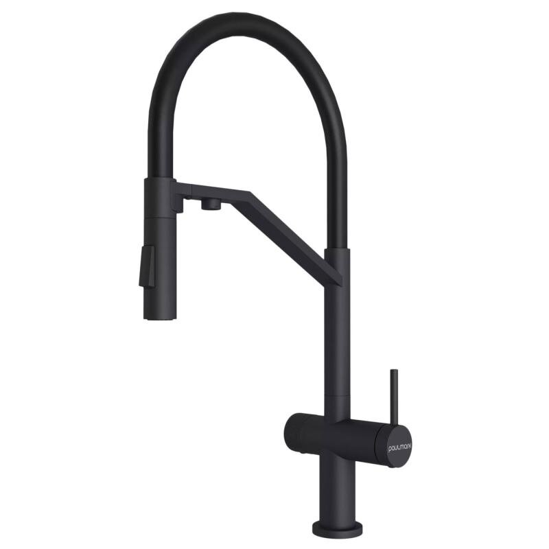 Изображение товара Смеситель для кухонной мойки Paulmark Zender Ze213155-AN, с подключением к фильтру питьевой воды, антрацит Изображение товара Смеситель для кухонной мойки Paulmark Zender Ze213155-AN, с подключением к фильтру питьевой воды, антрацит