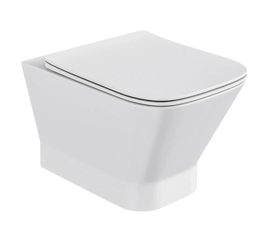 Изображение товара Подвесной унитаз Hansmann Keramik Трио УНИ0012 бесободковый с микролифтом