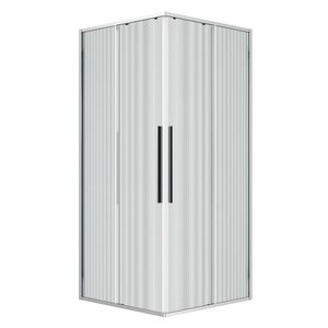 Изображение товара Душевой уголок Niagara Nova NG-4623-34, 90 х 90 см, стекло рифленое, профиль хром