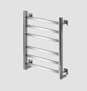 Изображение товара Полотенцесушитель электрический Veconi Barro-A B6050CH-A, ширина 50 см, высота 60 см, диммер справа, хром