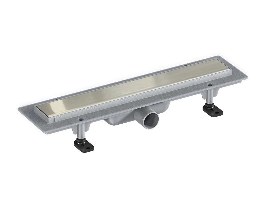 Изображение товара Дренажный канал Good Door ТЛ00014 50x17.2 см с решеткой под плитку серый