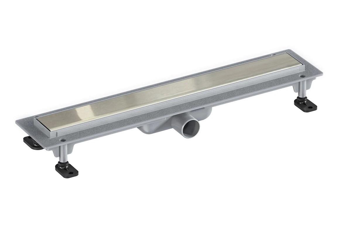 Изображение товара Дренажный канал Good Door ТЛ00015 55 см с решеткой серый для душевых и ванных