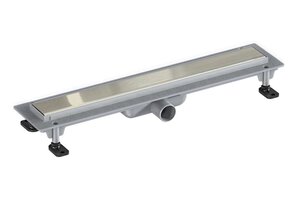 Изображение товара Дренажный канал Good Door ТЛ00015, 55 см, с решёткой, серый