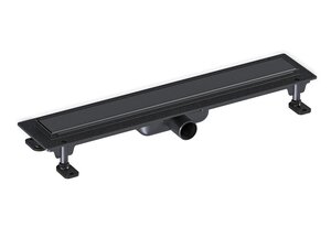 Изображение товара Дренажный канал Good Door ТЛ00039, 55 см, с решёткой, чёрный матовый