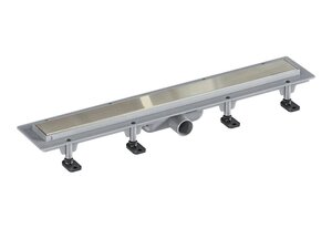 Изображение товара Дренажный канал Good Door ТЛ00016, 65 см, с решёткой, серый