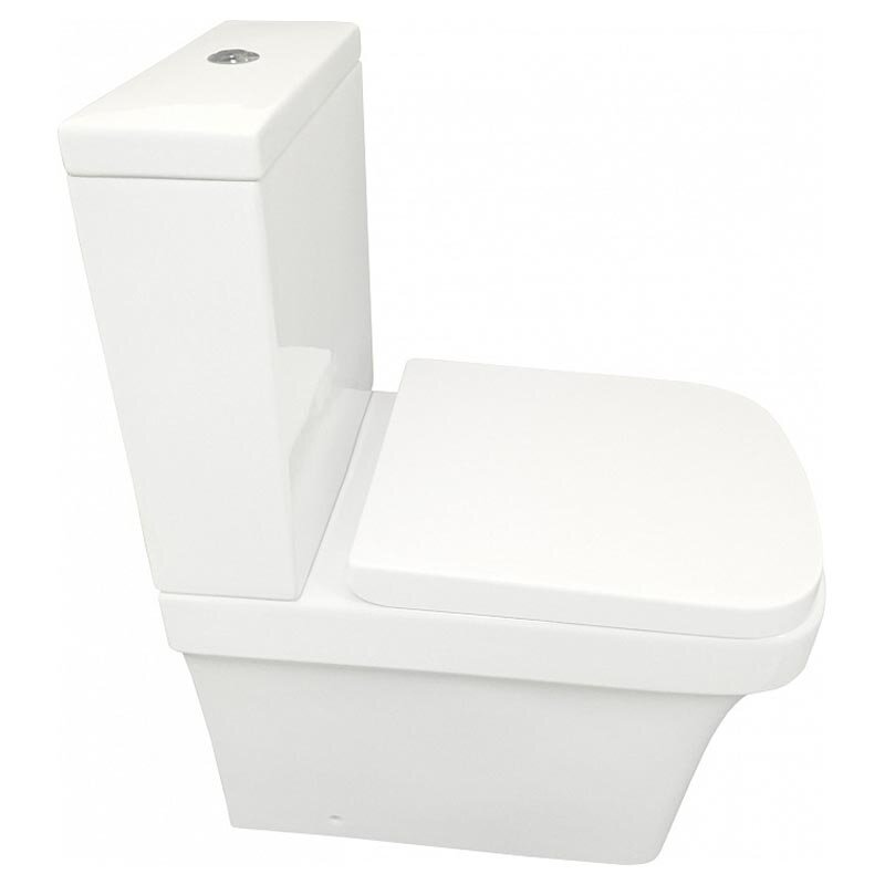 Изображение товара Напольный унитаз BelBagno Marco BB118CP безободковый, двухрежимный, белый