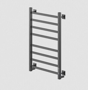 Изображение товара Полотенцесушитель электрический Veconi Barro-A B8040B-A, ширина 40 см, высота 80 см, диммер справа, черный