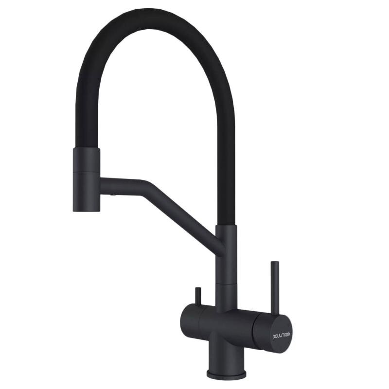 Изображение товара Смеситель Paulmark Rubert Ru213175-AN с подключением питьевой воды, антрацит Изображение товара Смеситель Paulmark Rubert Ru213175-AN с подключением питьевой воды, антрацит