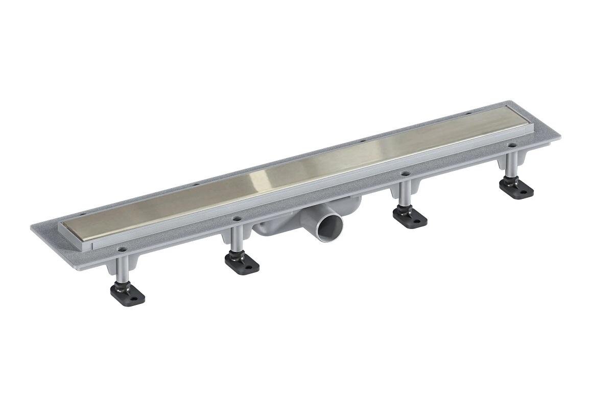 Изображение товара Дренажный канал Good Door ТЛ00022, 65 см, с решёткой, серый