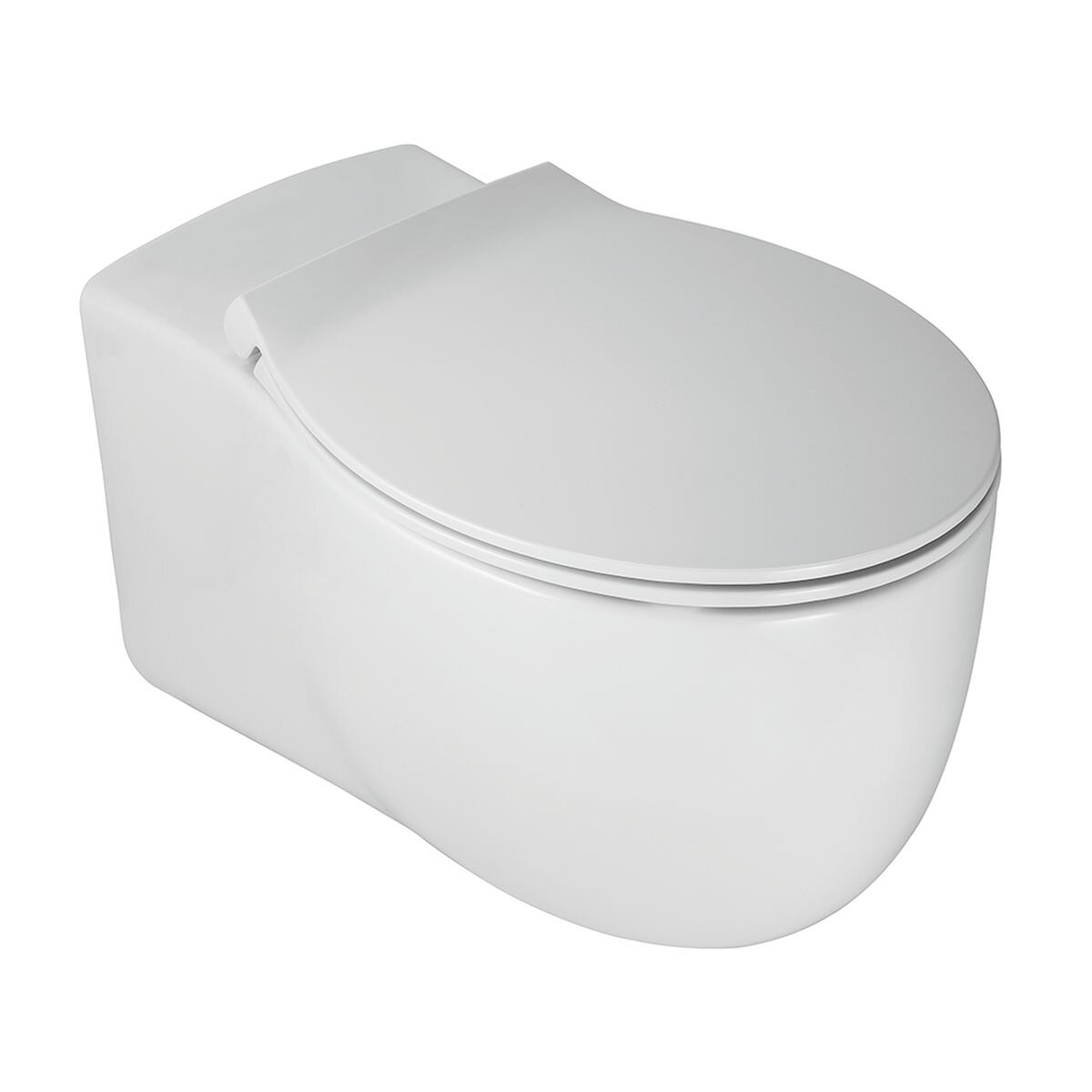 Изображение товара Подвесной безободковый унитаз Hatria Le Fiabe Y1CD01 с крышкой-сиденье микролифт