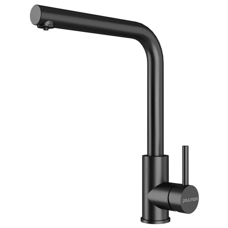 Изображение товара Смеситель для кухонной мойки Paulmark Twin Tw213622-GM, с подключением к фильтру питьевой воды, PVD вороненая сталь Изображение товара Смеситель для кухонной мойки Paulmark Twin Tw213622-GM, с подключением к фильтру питьевой воды, PVD вороненая сталь