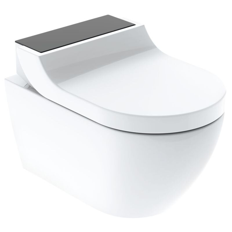 Изображение товара Электронный унитаз Geberit AquaClean Tuma Comfort 146.294.SJ.1 с крышкой-биде, панель черное стекло