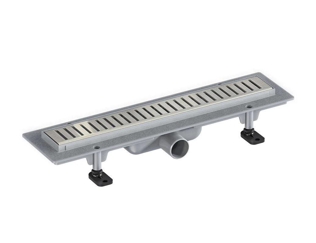 Изображение товара Дренажный канал Good Door ТЛ00002, 45 см, с решёткой, серый