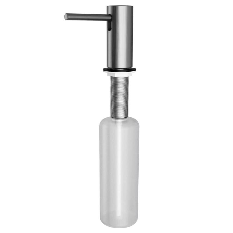 Изображение товара Дозатор встраиваемый для жидкого мыла Paulmark Stork D006-BS, PVD брашированная сталь