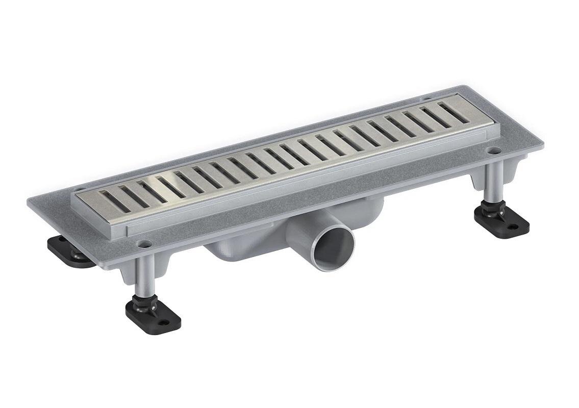 Изображение товара Дренажный канал Good Door ТЛ00012, 35 см, с решёткой, серый