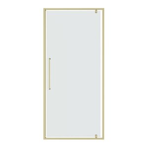 Изображение товара Душевая дверь в нишу Niagara Nova NG-45-8ASG, 80 см, стекло прозрачное, профиль золото сатин