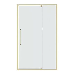 Изображение товара Душевая дверь в нишу Niagara Nova NG-45-11ASG, 110 см, стекло прозрачное, профиль золото сатин