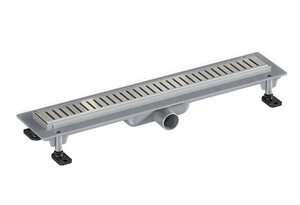 Изображение товара Дренажный канал Good Door ТЛ00008, 55 см, с решёткой, серый