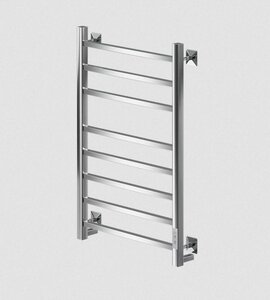 Изображение товара Полотенцесушитель электрический Veconi Barro-B B8050CH-B, ширина 50 см, высота 80 см, диммер справа, хром