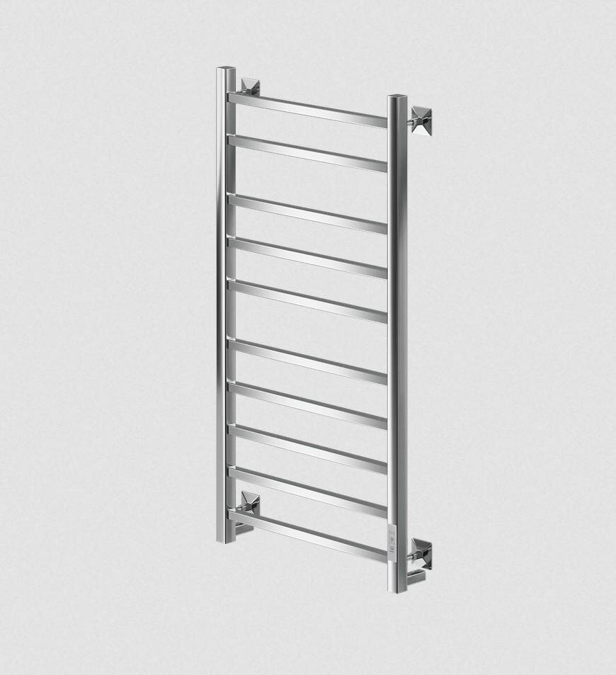 Изображение товара Полотенцесушитель электрический Veconi Barro-B B10050CH-B, ширина 50 см, высота 100 см, диммер справа, хром