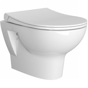 Изображение товара Унитаз подвесной Vitra Zentrum 5795B003-6077, безободковый, сиденье с микролифтом, белый
