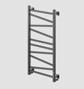 Изображение товара Полотенцесушитель электрический Veconi Barro-С B10050B-C, ширина 50 см, высота 100 см, диммер справа, черный