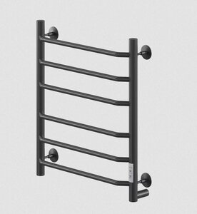 Изображение товара Полотенцесушитель электрический Veconi Cantu-A C6050B-A, ширина 50 см, высота 60 см, диммер справа, черный