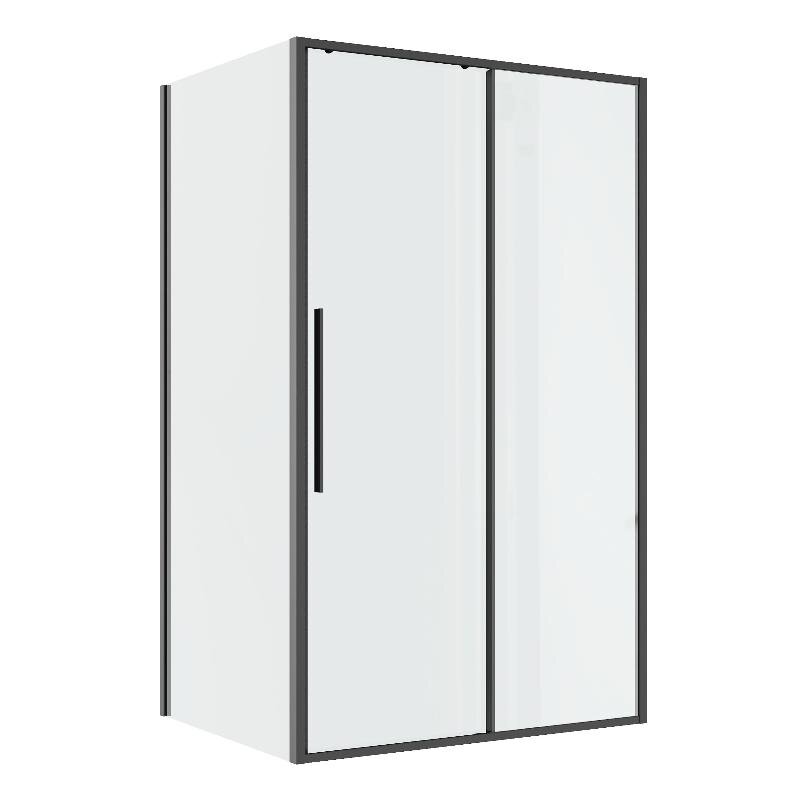 Изображение товара Душевой уголок Niagara Nova NG-34-11AGR-A80GR-34 110x80 см, стекло прозрачное, профиль графит матов