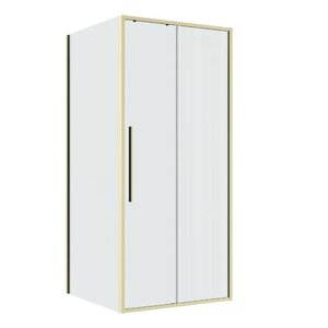 Изображение товара Душевой уголок Niagara Nova NG-44-11ASG-A80SG-34, 110 х 80 см, стекло прозрачное, профиль золото сатин