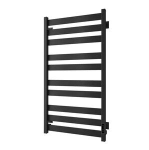 Изображение товара Полотенцесушитель электрический Veconi Piatto P10050B, ширина 50 см, высота 100 см, диммер справа, черный