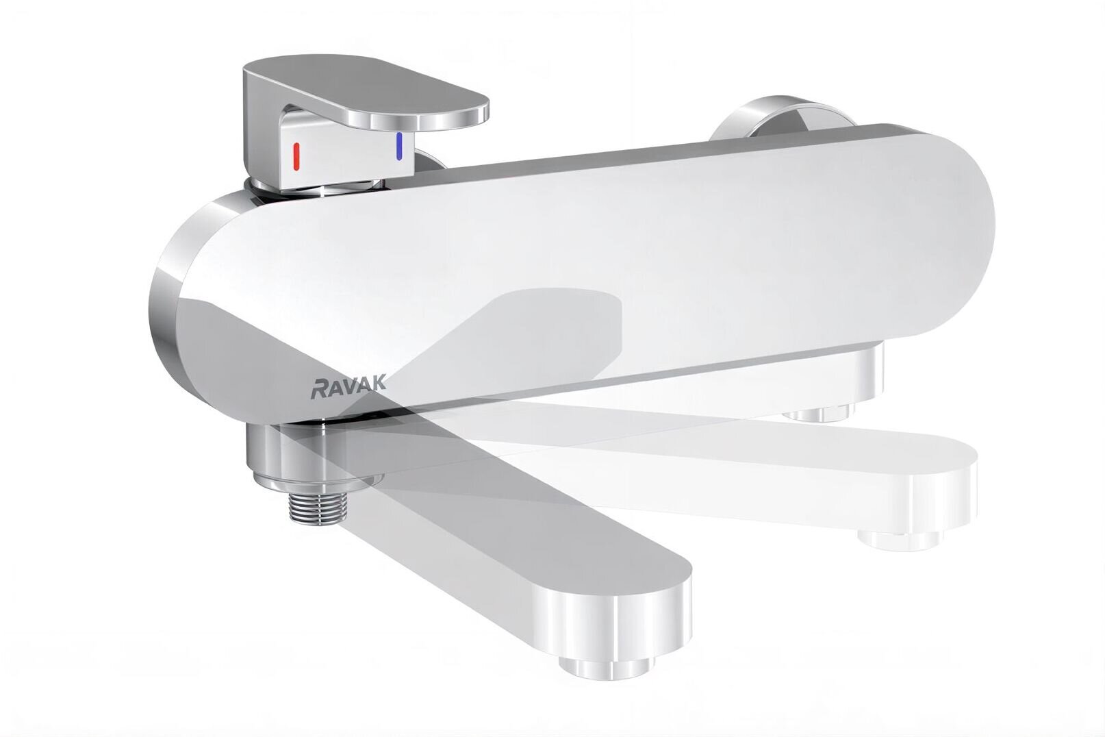 Изображение товара Смеситель для ванны и душа Ravak Chrome X070042 CR 022.00/150, хром Изображение товара Смеситель для ванны и душа Ravak Chrome X070042 CR 022.00/150, хром