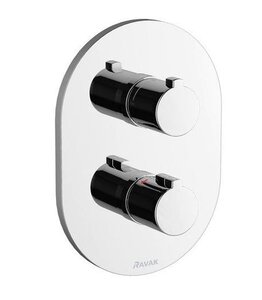 Изображение товара Cмеситель термостатический для ванны и душа Ravak Chrome X070094 CR 063.00, скрытого монтажа, хром