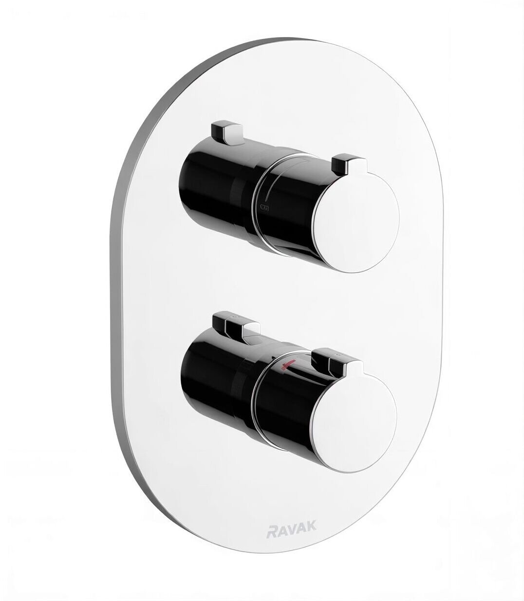 Изображение товара Смеситель термостатический для ванны и душа Ravak Chrome X070094 CR 063.00, скрытого монтажа, хром Изображение товара Смеситель термостатический для ванны и душа Ravak Chrome X070094 CR 063.00, скрытого монтажа, хром