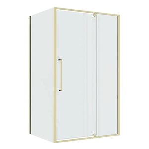 Изображение товара Душевой уголок Niagara Nova NG-45-11ASG-A90SG-34, 110 х 90 см, стекло прозрачное, профиль золото сатин