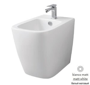 Изображение товара Биде напольное ArtCeram A16 ASB002 05 00 из фарфора, белое матовое