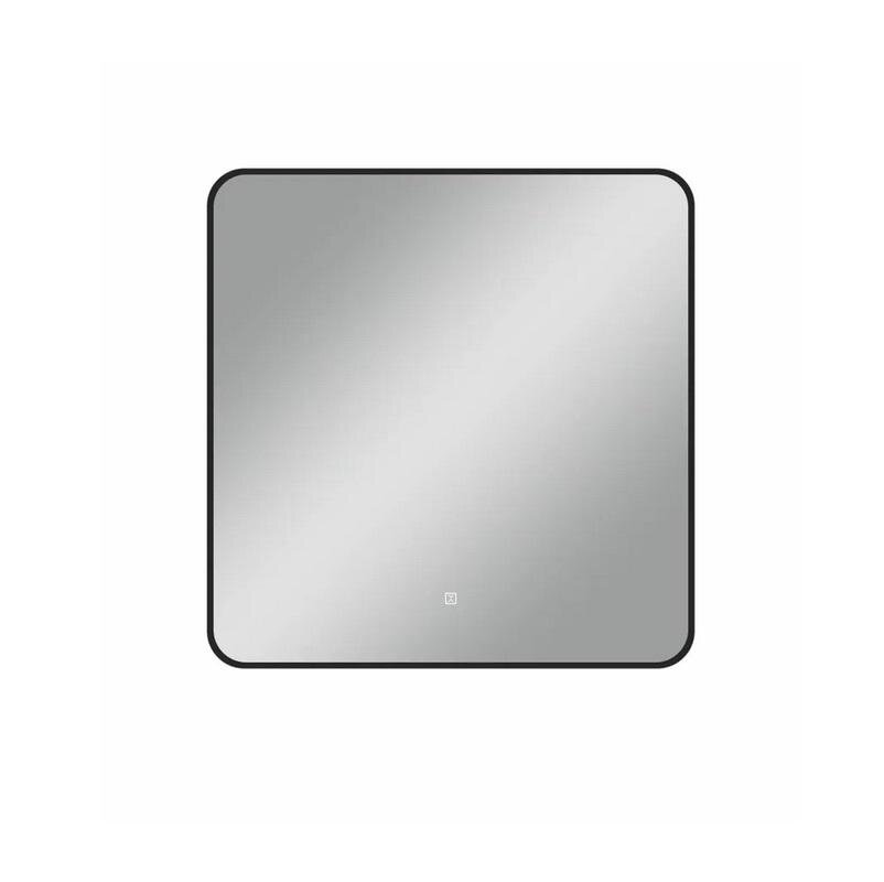 Изображение товара Зеркало Reflexion Night RX6150NT, 80 x 80 см, с LED-подсветкой, сенсорный выключатель, диммер, цвет черный Изображение товара Зеркало Reflexion Night RX6150NT, 80 x 80 см, с LED-подсветкой, сенсорный выключатель, диммер, цвет черный