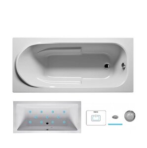 Изображение товара Гидромассажная ванна Riho Columbia 150x75 см с подводным светом и 11 форсунками