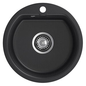 Изображение товара Кухонная мойка Reflexion Start RX0844BL 44 см искусственный камень черная