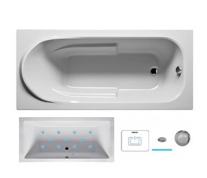 Изображение товара Ванна гидромассажная Riho Columbia 175 x 80 см, AIR